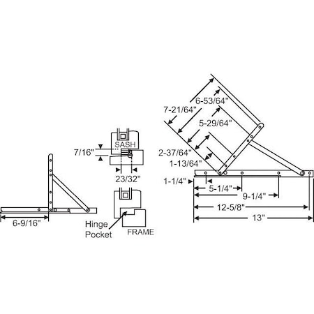 Strybuc Concealed Hinge Assembly 28-15-40